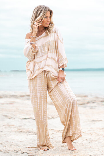 Pants Mega Tie Dye Powder/Sand