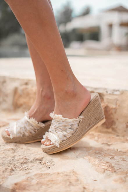 Wedges Inessa Leopard Natural