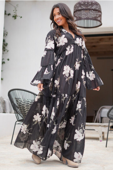 Dress Lucia Bloom Black