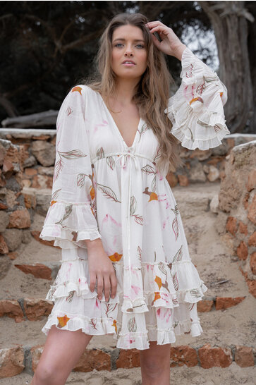 Short Dress Yola Paradise Beige