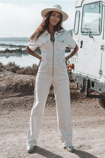 The Muse Jumpsuit Hellbeige