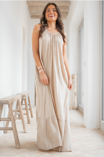 Kleid Mina Taupe
