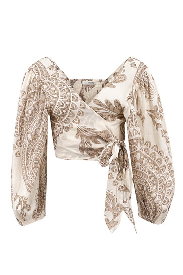 Wickeloberteil Adella Taupe