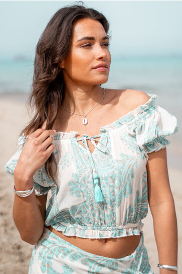 Gypsy Top Adella Aqua