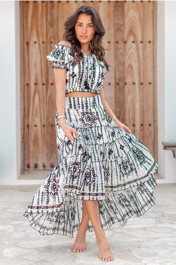 Gypsy Skirt Mirror Black