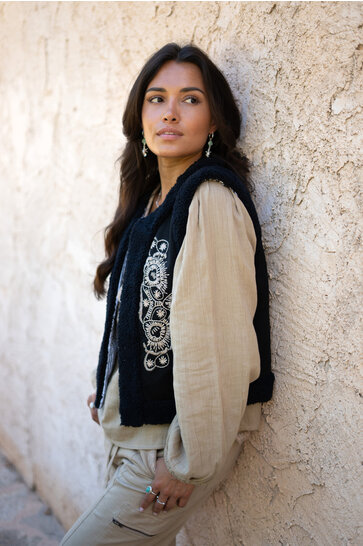 Cardigan Corazon Black