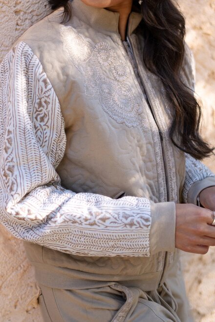 Bomberjacke Corazon Sand