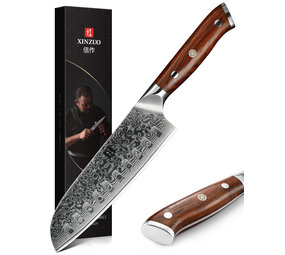 XinZuo Damascus Santokumes (B13R series) XinZuo Damascus Santokumes (B13R series)