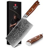 XinZuo Damascus Chinese Cleaver (B13R series) XinZuo Damascus Chinese Cleaver (B13R series)