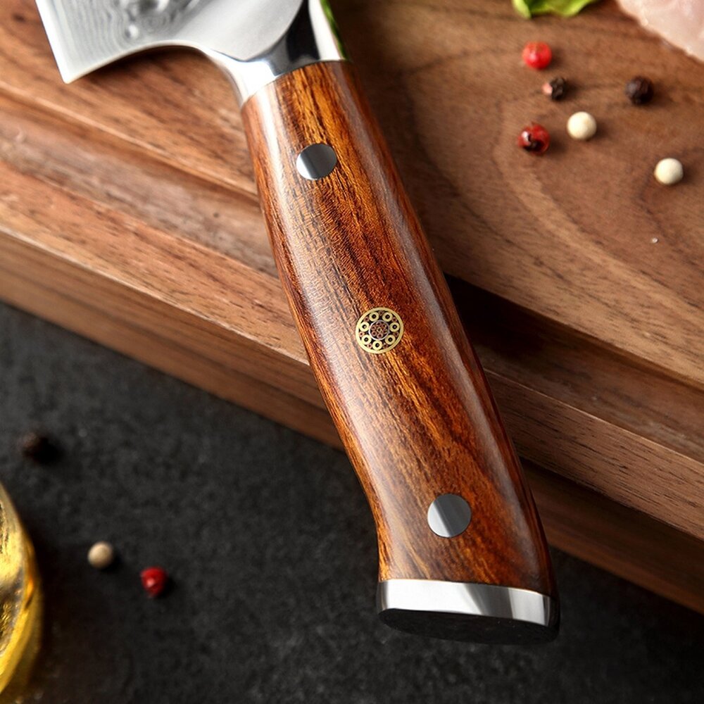 XinZuo Damascus Santokumes - B13D Yu series