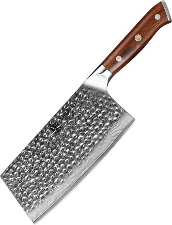 XinZuo Damascus Cleaver (Chinees koksmes)  - B13D Yu series