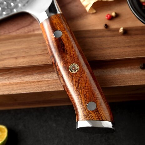 XinZuo Damascus Cleaver (Chinees koksmes)  - B13D Yu series