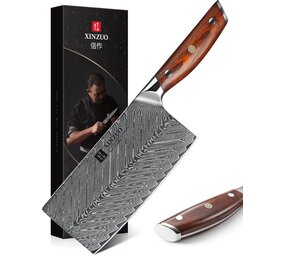 XinZuo Damascus Chinese Cleaver (B27 series) XinZuo Damascus Chinese Cleaver (B27 series)