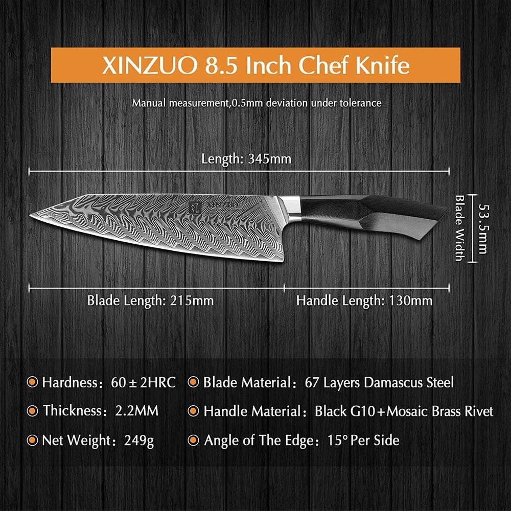 XinZuo Damascus Koksmes - B32 Feng series