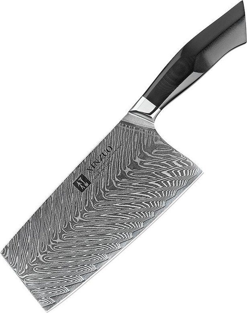 XinZuo Damascus Cleaver (Chinees koksmes)  - B32 Feng series XinZuo Damascus Cleaver (Chinees koksmes)  - B32 Feng series