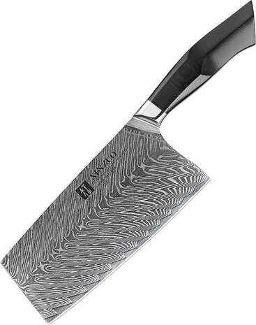 XinZuo Damascus Cleaver (Chinees koksmes)  - B32 Feng series XinZuo Damascus Cleaver (Chinees koksmes)  - B32 Feng series