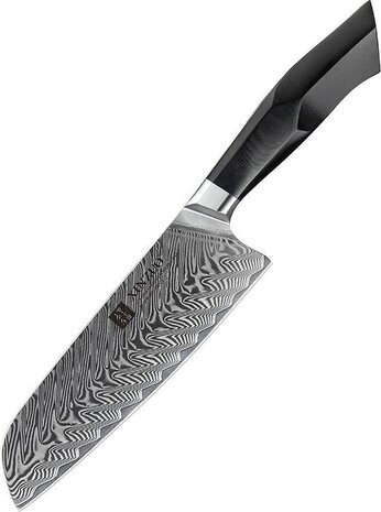 XinZuo Damascus Santokumes - B32 Feng series XinZuo Damascus Santokumes - B32 Feng series