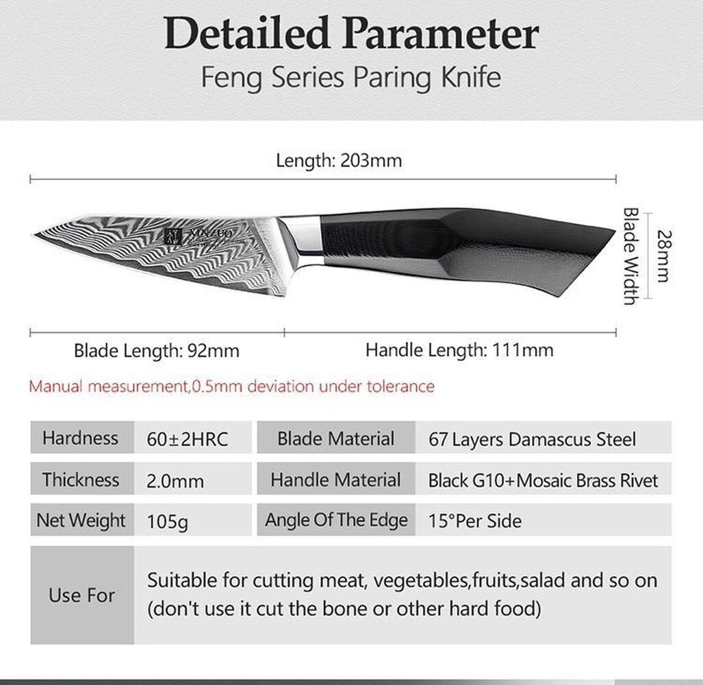 XinZuo Damascus Schilmes - B32 Feng series