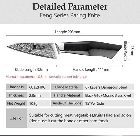 XinZuo Damascus Schilmes - B32 Feng series