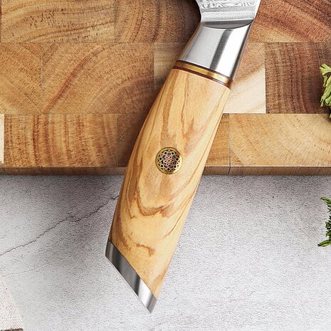 XinZuo Damascus Santokumes - B37 Lan series XinZuo Damascus Santokumes - B37 Lan series