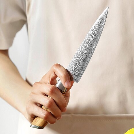 XinZuo Damascus Groentemes - B37 Lan series XinZuo Damascus Groentemes - B37 Lan series