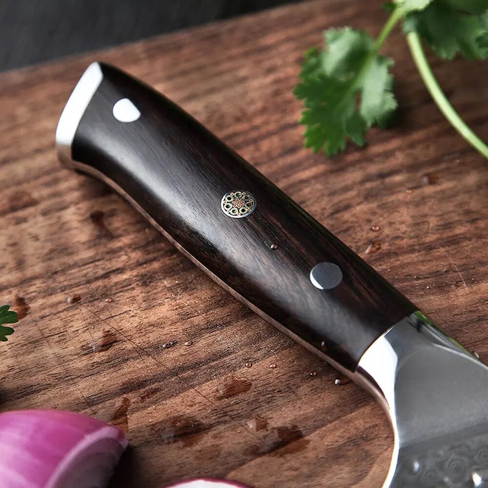 XinZuo Damascus Cleaver (Chinees koksmes)  - B13H Yu series XinZuo Damascus Cleaver (Chinees koksmes)  - B13H Yu series