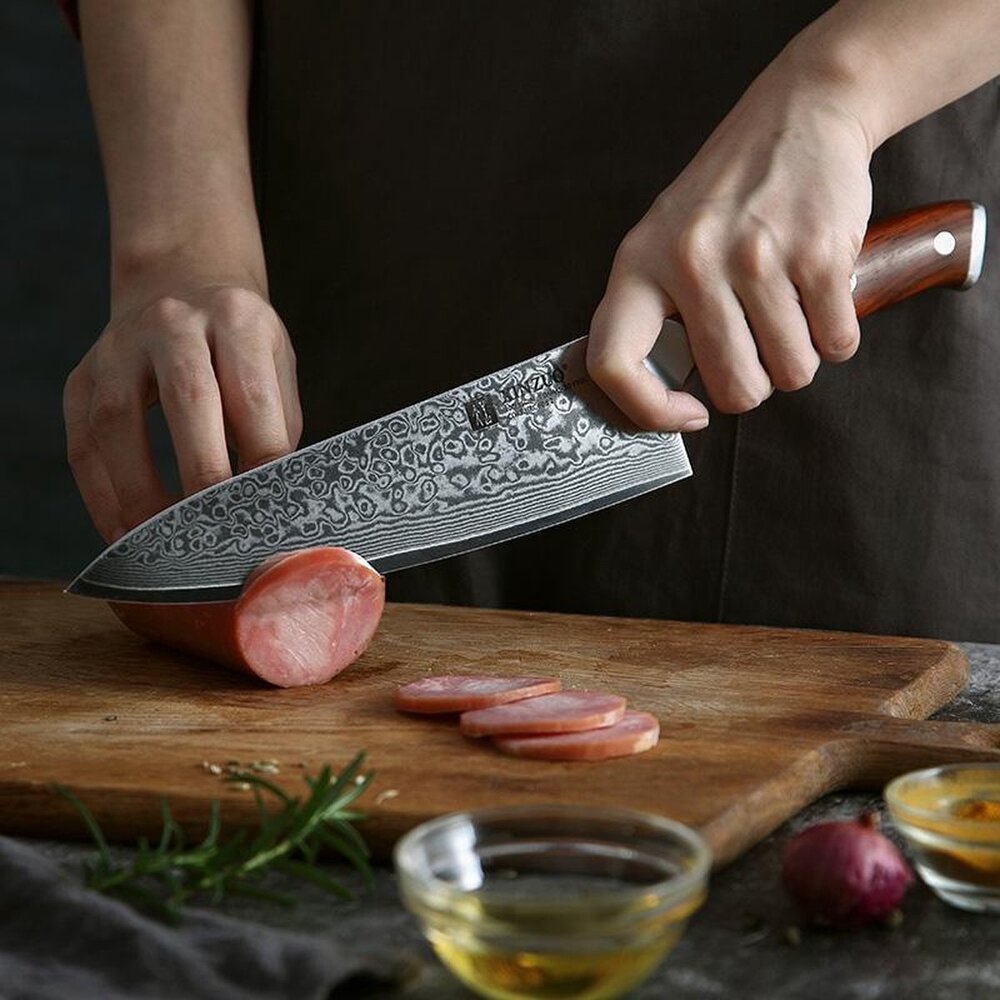 XinZuo Damascus messenset 3-delig - B13R Yu series XinZuo Damascus messenset 3-delig - B13R Yu series
