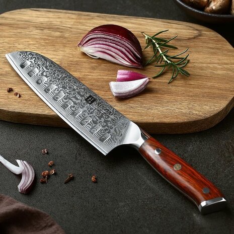 XinZuo Damascus messenset 3-delig - B13R Yu series XinZuo Damascus messenset 3-delig - B13R Yu series