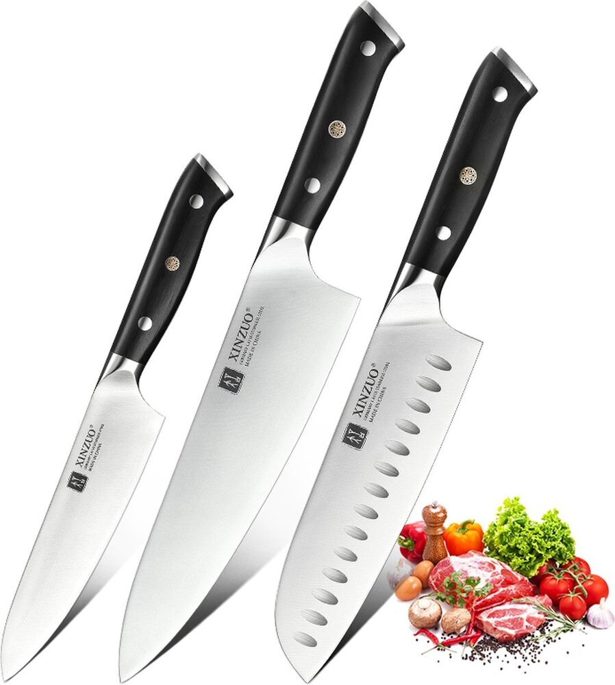 XinZuo RVS messenset 3-delig - B13S Yu series