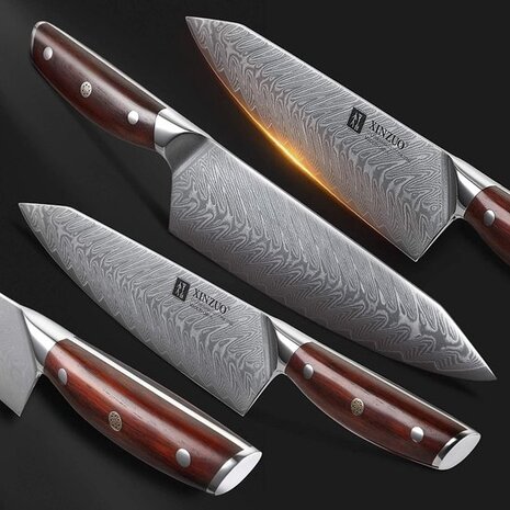XinZuo Damascus messenset 3-delig - B27 Yi series
