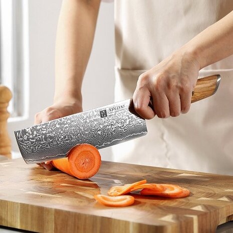 XinZuo Damascus messenset 8-delig - B37 Lan series XinZuo Damascus messenset 8-delig - B37 Lan series