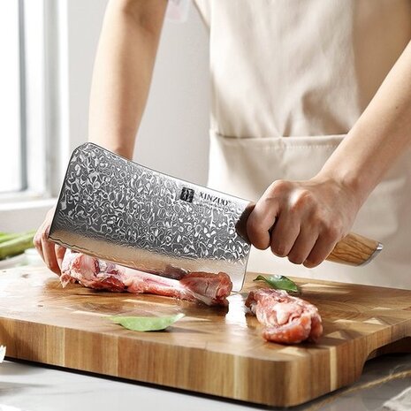 XinZuo Damascus messenset 8-delig - B37 Lan series XinZuo Damascus messenset 8-delig - B37 Lan series