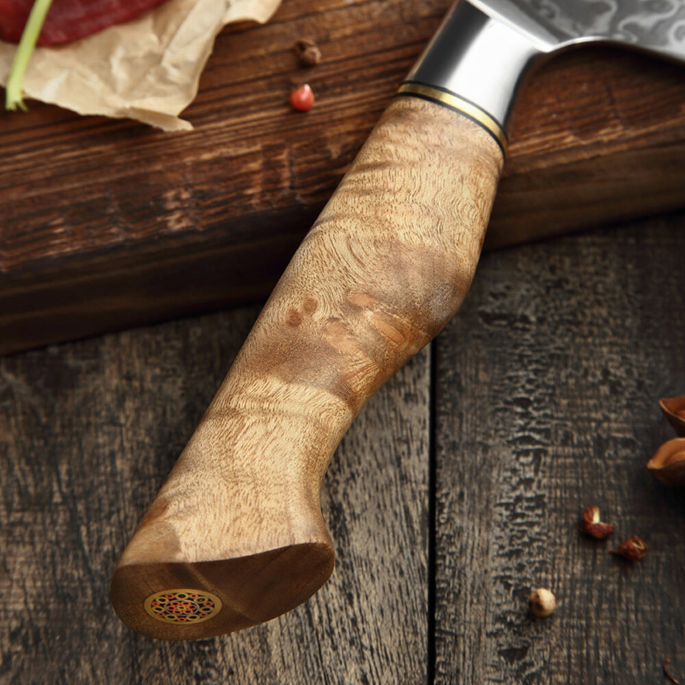 Hezhen Damascus Cleaver (Chinees koksmes)  - B30 Master series