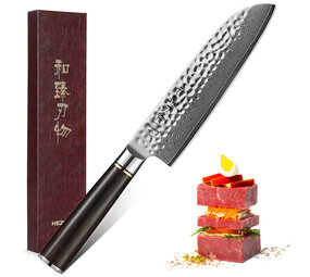 Hezhen Damascus Santokumes (B1Z series) Hezhen Damascus Santokumes (B1Z series)