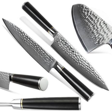 Hezhen Damascus Koksmes - B1Z Classic series Hezhen Damascus Koksmes - B1Z Classic series