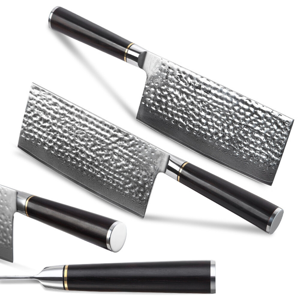 Hezhen Damascus Cleaver (Chinees koksmes)  - B1Z Classic series