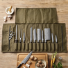 Hezhen Messentas canvas/leer - Groen/bruin Hezhen Messentas canvas/leer - Groen/bruin