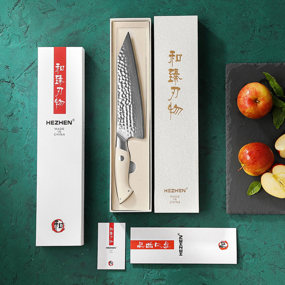Hezhen Damascus Koksmes - B38H Elegant series Hezhen Damascus Koksmes - B38H Elegant series