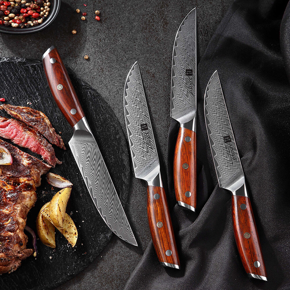 XinZuo Damascus Steakmes - B27 Yi series XinZuo Damascus Steakmes - B27 Yi series