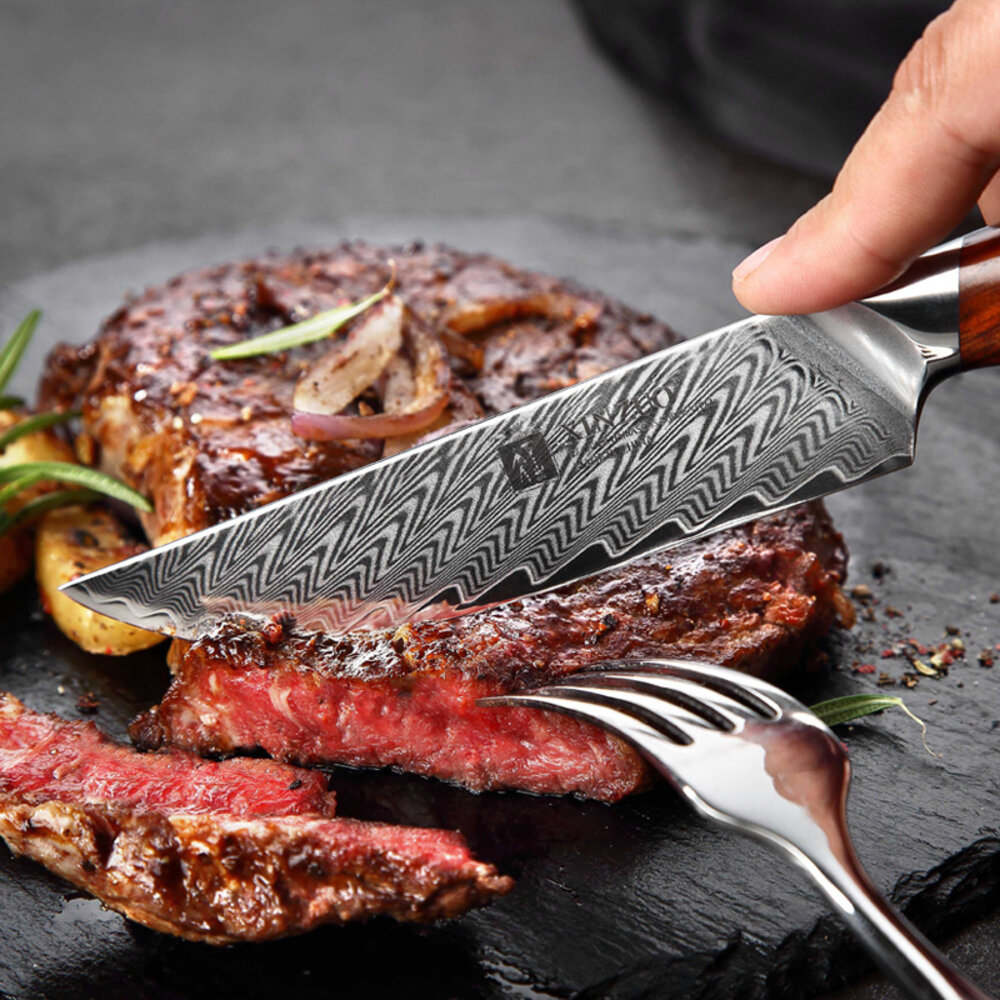 XinZuo Damascus Steakmes - B27 Yi series XinZuo Damascus Steakmes - B27 Yi series