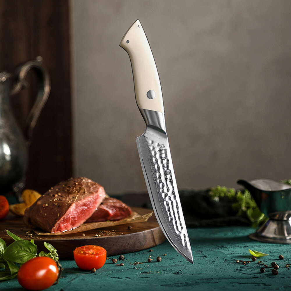 Hezhen Damascus Steakmessen 4 stuks - B38H Elegant series Hezhen Damascus Steakmessen 4 stuks - B38H Elegant series