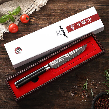 Hezhen Damascus Steakmes - B1Z Classic series Hezhen Damascus Steakmes - B1Z Classic series
