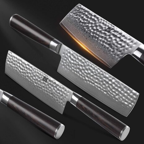 XinZuo Damascus Nakiri mes - B1H He series