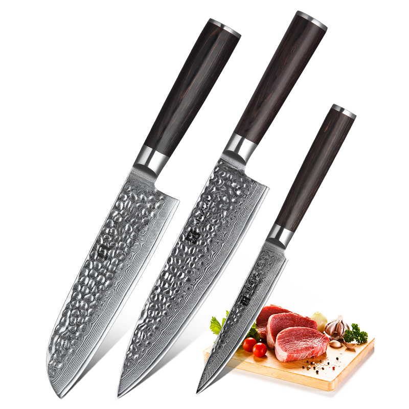 XinZuo B1H He Series - 3-delige set (damascus) - XinZuo Nederland B.V.