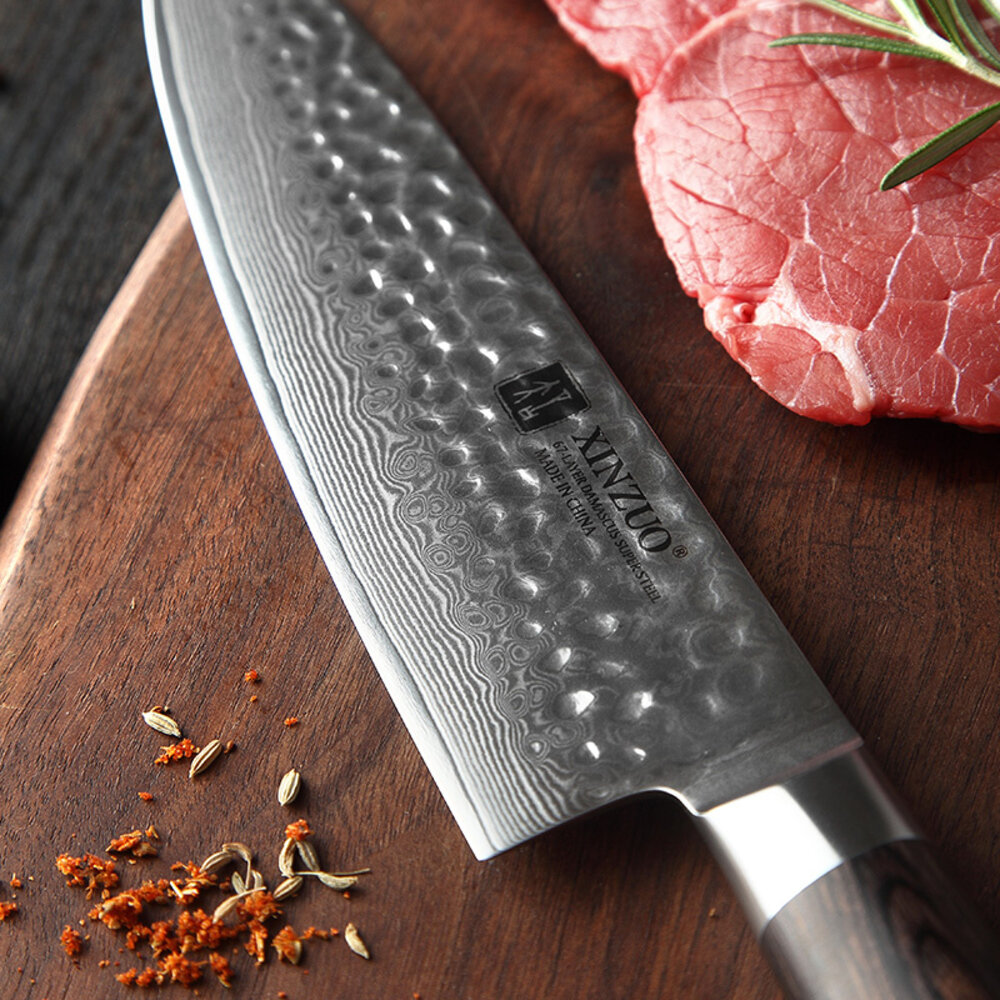 XinZuo Damascus messenset 5-delig - B1H He series XinZuo Damascus messenset 5-delig - B1H He series