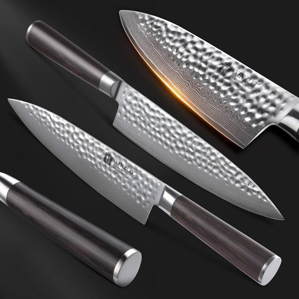 XinZuo Damascus messenset 5-delig - B1H He series XinZuo Damascus messenset 5-delig - B1H He series