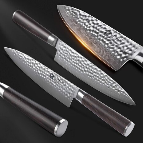 XinZuo Damascus messenset 5-delig - B1H He series XinZuo Damascus messenset 5-delig - B1H He series