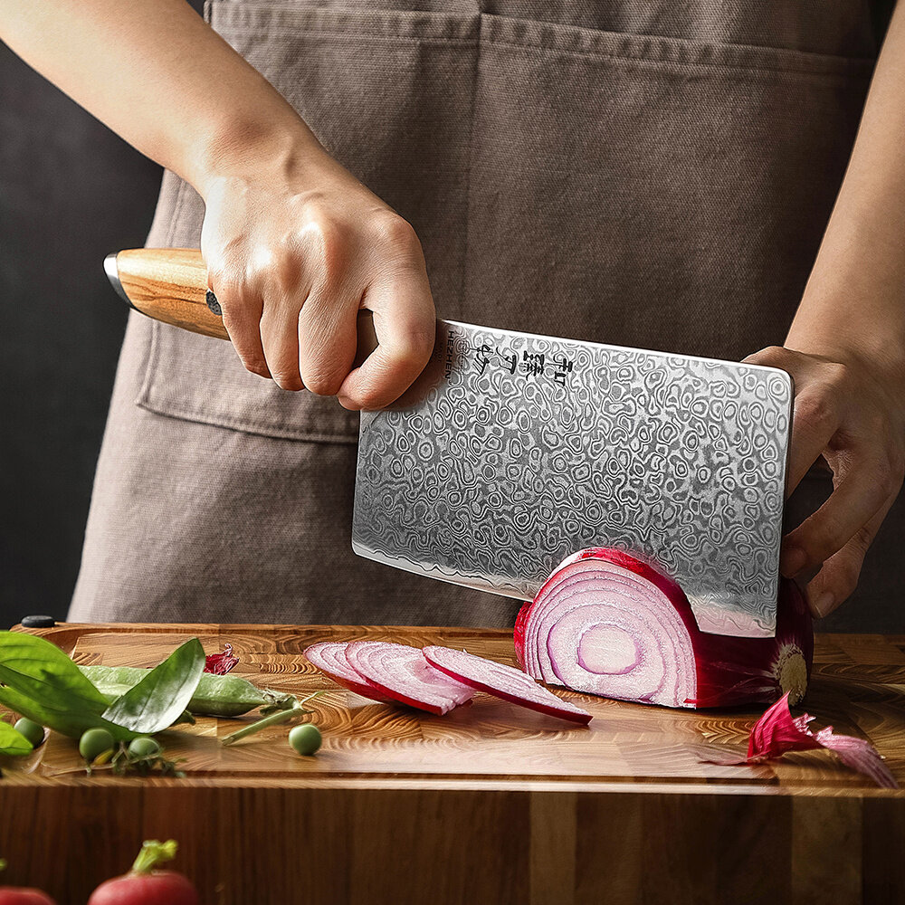 Hezhen Damascus Messenset 6-delig - X01 Flagship series Hezhen Damascus Messenset 6-delig - X01 Flagship series