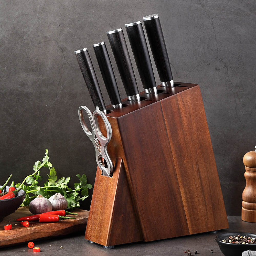 XinZuo Damascus messenset 7-delig - B1H He series XinZuo Damascus messenset 7-delig - B1H He series