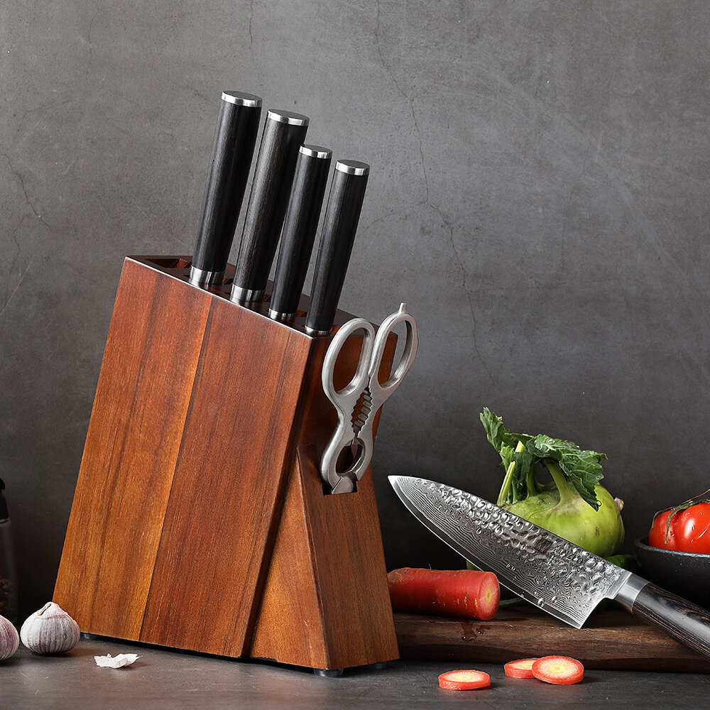 XinZuo Damascus messenset 7-delig - B1H He series XinZuo Damascus messenset 7-delig - B1H He series
